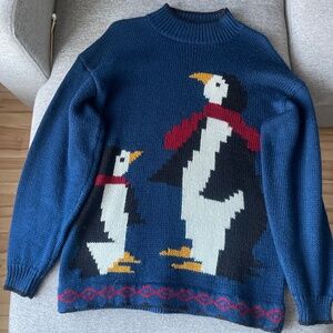 vintage wool and acrylic knitting